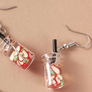 NEW | Apple Drink Summer Fashion Earrings